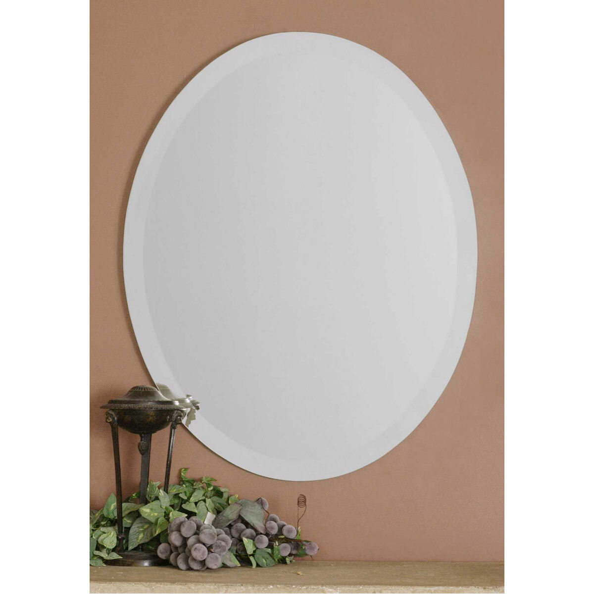 Frameless 28 X 22 inch Wall Mirror