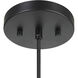 Nandi 1 Light 15 inch Matte Black Pendant Ceiling Light