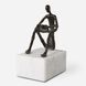 Sit Back, Relax And Read 6 X 4 inch Sculpture