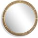 Heart Of Gold 39.5 X 39.5 inch Polished Gold-Plated Mirror