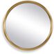 Atkinson 35 X 35 inch Antique Brass Mirror
