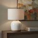 Jarret 22.25 inch 150 watt White Glaze and Antique Brass Table Lamp Portable Light