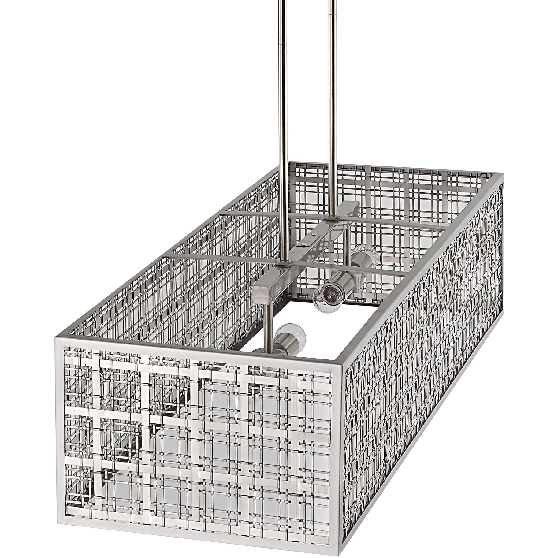 Pendleton 4 Light 42 inch Satin Nickel Island Pendant Ceiling Light