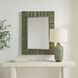 Quincey 40 X 30 inch Mottled Olive Green Mirror