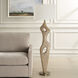 Almyra 65.5 inch 150 watt Aged Driftwood and Plated Antique Brass Floor Lamp Portable Light