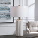 Azariah 29 inch 150.00 watt Cream and Beige Crackle Glaze Table Lamp Portable Light