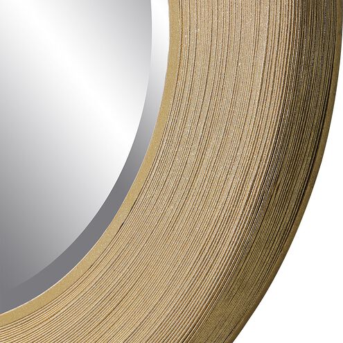 Archer 35 X 35 inch Metallic Gold Leaf Mirror
