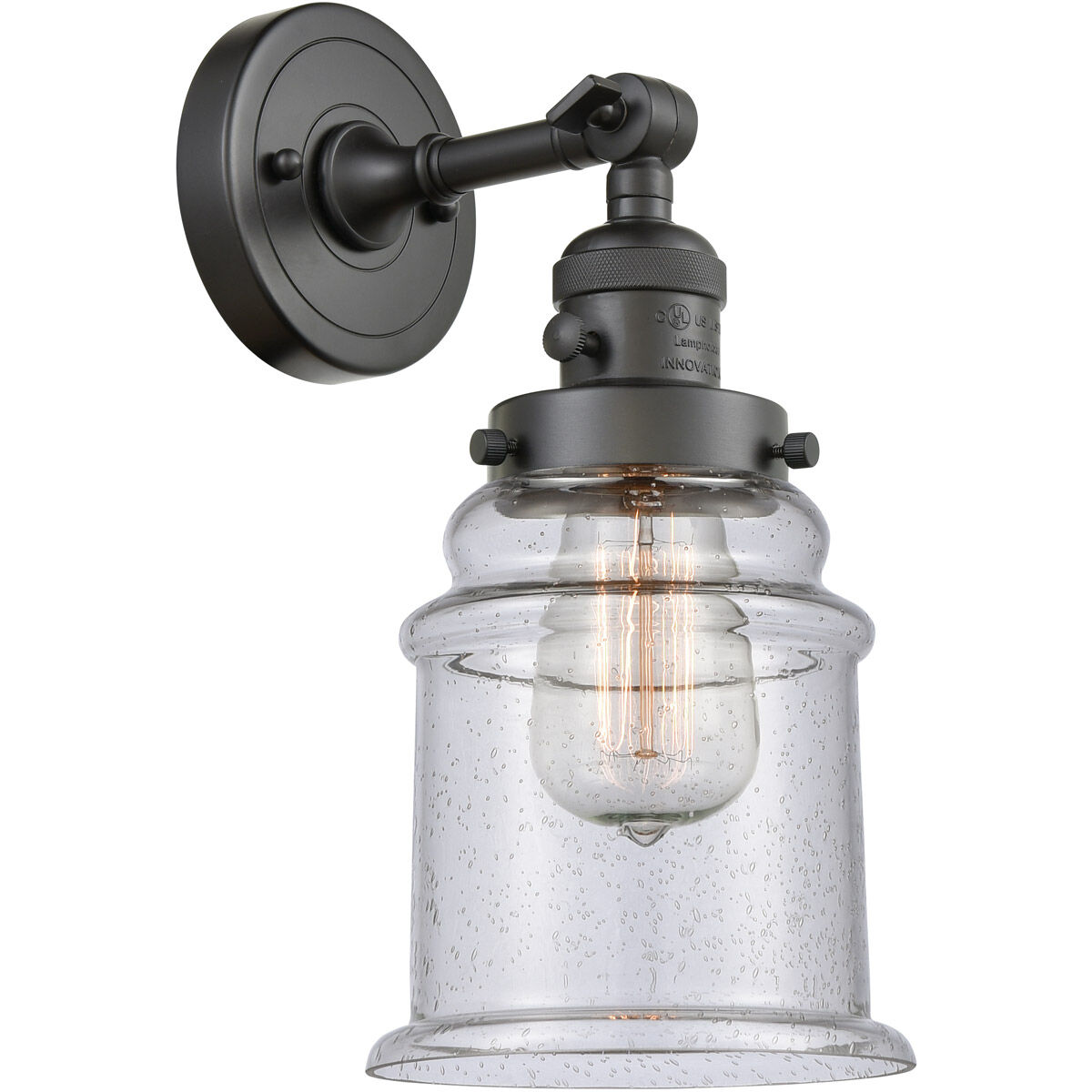 Franklin Restoration Canton LED 7 inch Oil Rubbed Bronze Sconce Wall Light, Franklin Restoration
