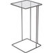 Cadmus 24 X 12 inch Pewter Accent Table