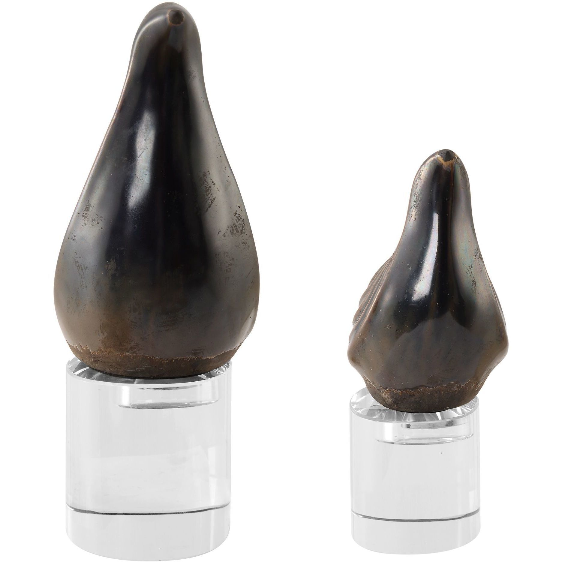 Nesting Bird 9.5 X 7.5 inch Sculptures, Set of 2