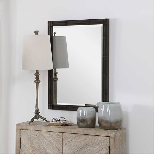 Gower 35 X 25 inch Aged Black Wall Mirror
