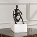 Sit Back, Relax And Read 6 X 4 inch Sculpture