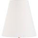Cardoni 34.5 inch 100 watt Gloss White Glass with Metallic Smoked Bronze and Antique Brass Buffet Lamp Portable Light