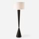 Layla 63.25 inch 150.00 watt Textured Aged Black and Antique Brass Floor Lamp Portable Light