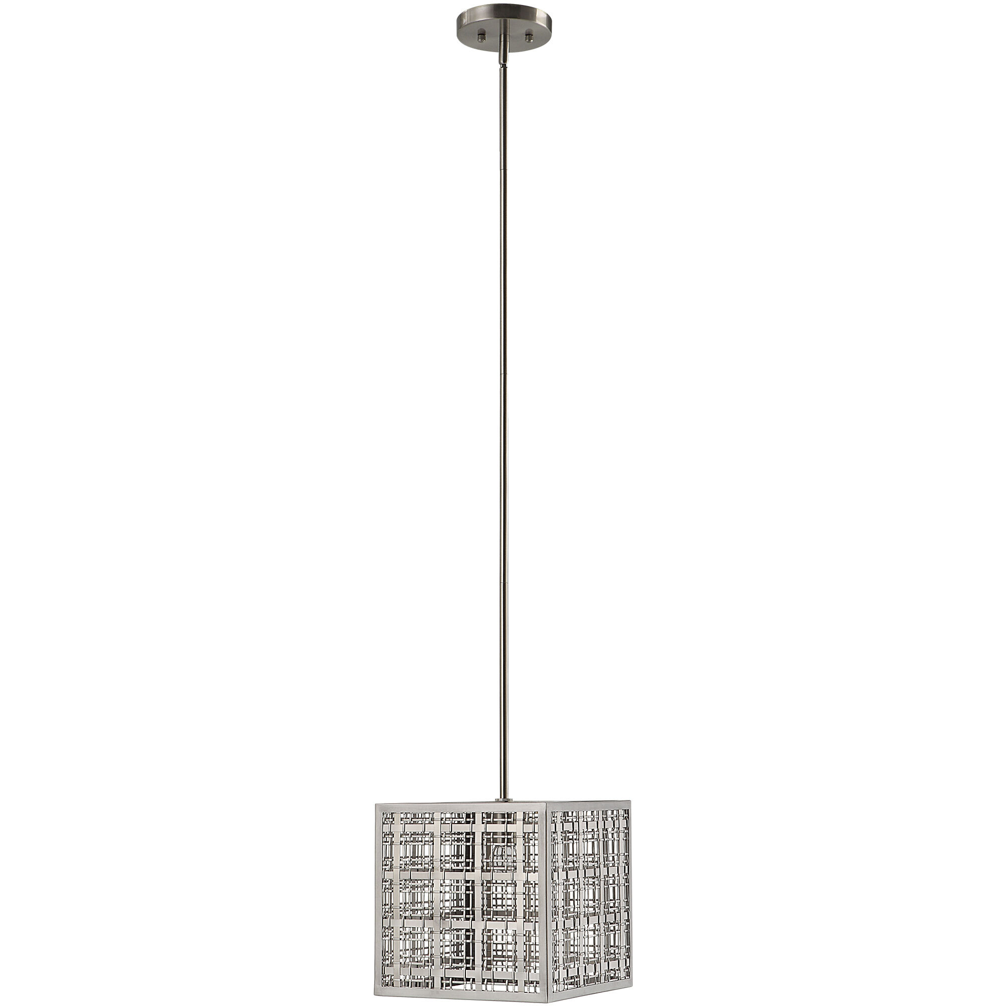 Pendleton 1 Light 10 inch Satin Nickel Pendant Ceiling Light