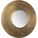 Axel 30 X 30 inch Plated Antique Brass Mirror