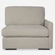 Refuge Light Sand Polyester Sofa, Right Arm Facing