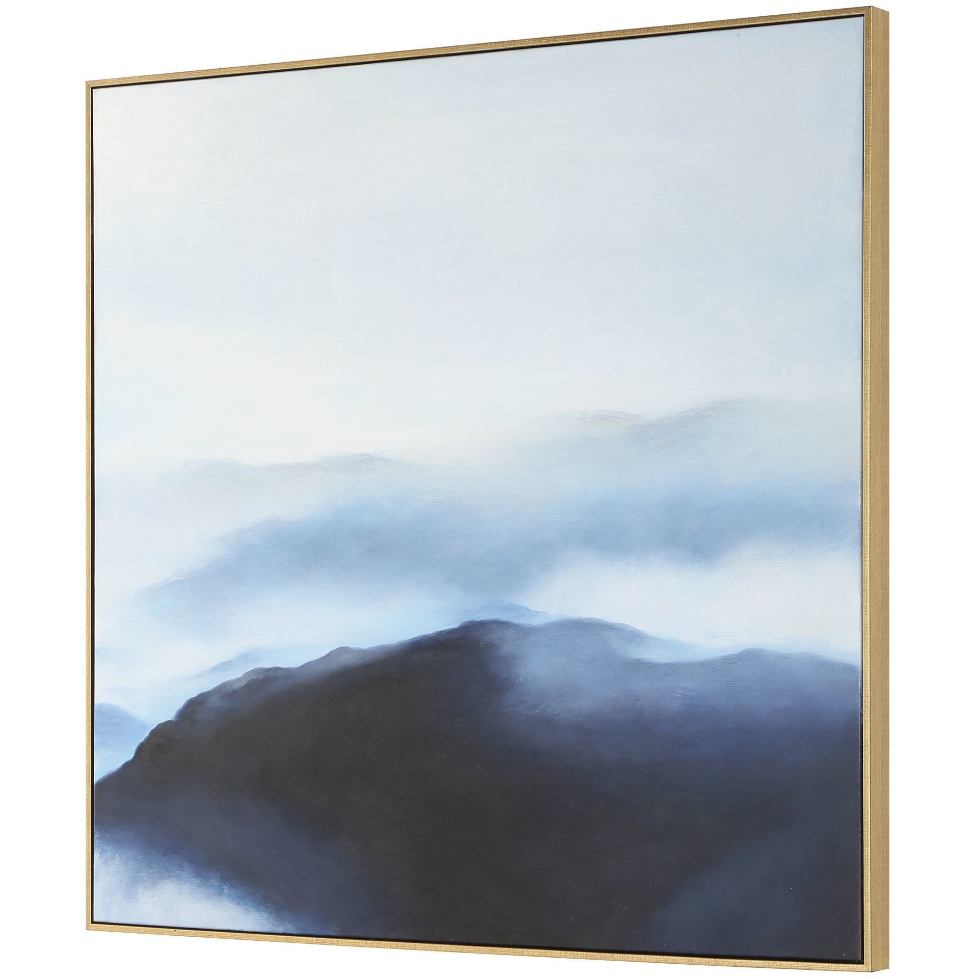 Cold Shoulder Multicolor Hand Painted Landscape Art