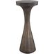 Miko 24 X 10 inch Dark Bronze Indoor-Outdoor Drink Table