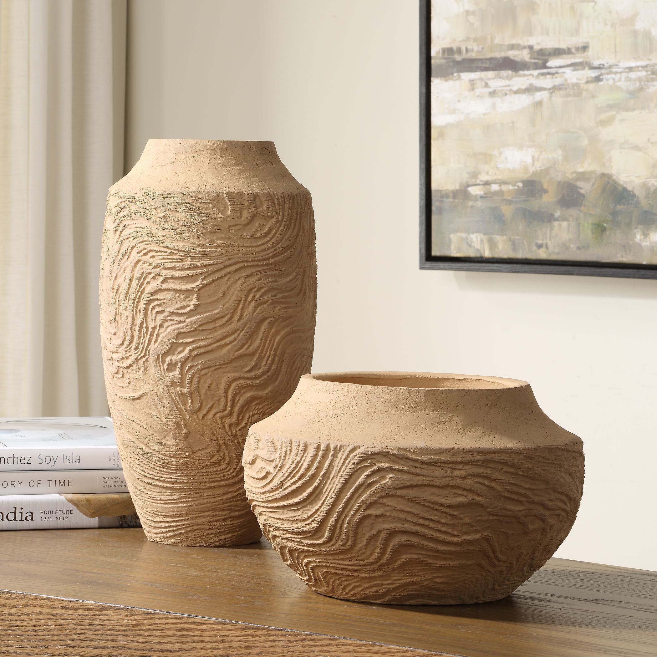 Sandstone Flow 15.5 X 8.25 inch Vase