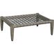 Borneo 16.5 inch Dark Gray and Oyster White Outdoor Ottoman