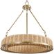 Ladakh 9 Light 28 inch Weathered Brushed Brass Pendant Ceiling Light