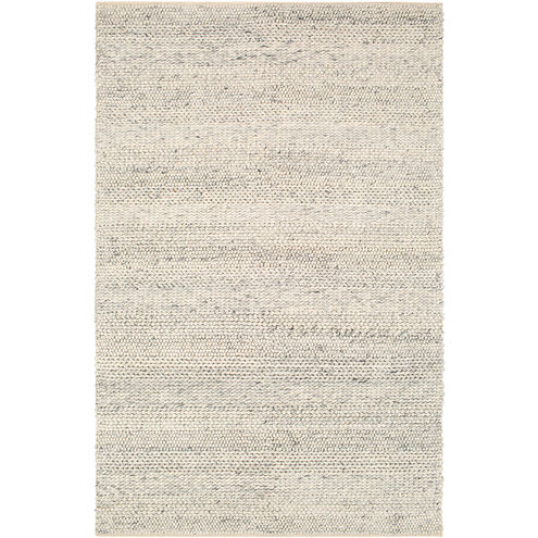 Clifton 120 X 96 inch Gray and Ivory Wool Rug, 8ft x 10ft