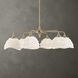 Biddeford 6 Light 36 inch Brushed Matte Gold Pendant Ceiling Light