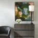 Forever Ever Multi-Colored and Bronze Gold Framed Abstract Art