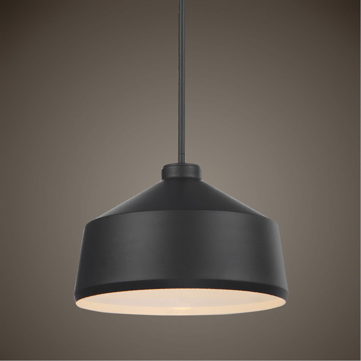 Holgate 1 Light 14 inch Matte Black Pendant Ceiling Light