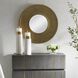 Axel 30 X 30 inch Plated Antique Brass Mirror