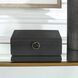 Lalique 13 inch Faux Black Shagreen Box