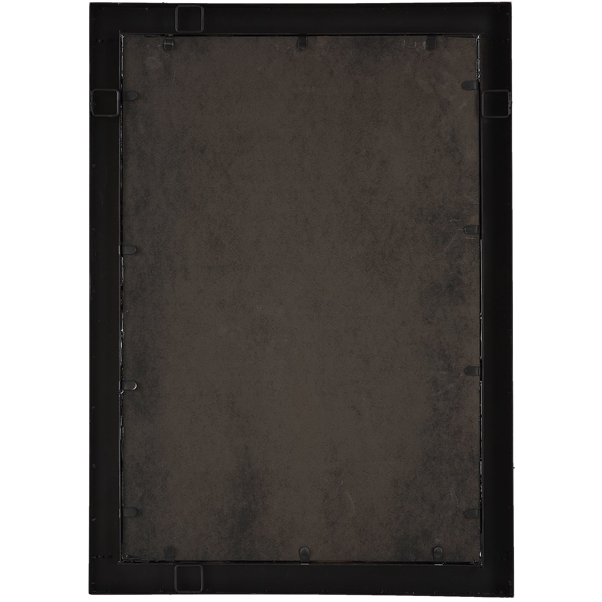 Silvio 32.75 X 23.13 inch Antiqued Silver-Champagne and Black Vanity Mirror