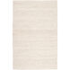 Clifton 96 X 60 inch Ivory Wool with Subtle Light Gray Accents Rug, 5ft x 8ft
