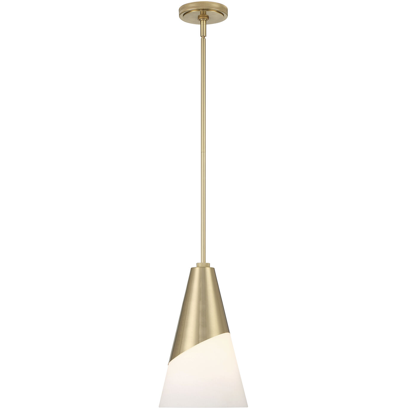 Tori 1 Light 9 inch Vibrant Gold Mini Pendant Ceiling Light