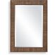 Aldous 42.88 X 30.5 inch Walnut and Natural Jute Mirror