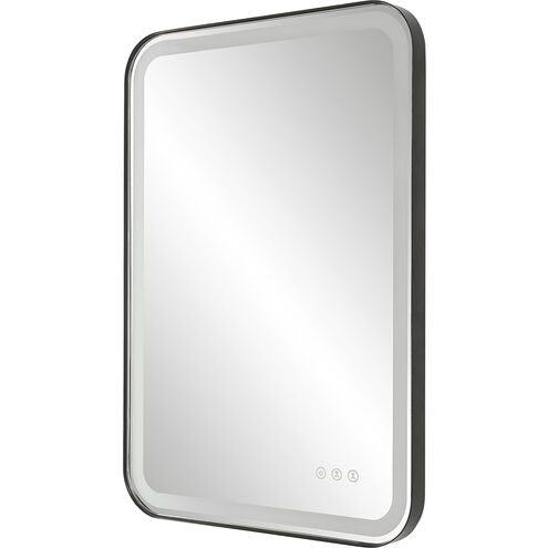 Crofton 32 X 22 inch Satin Black Vanity Mirror