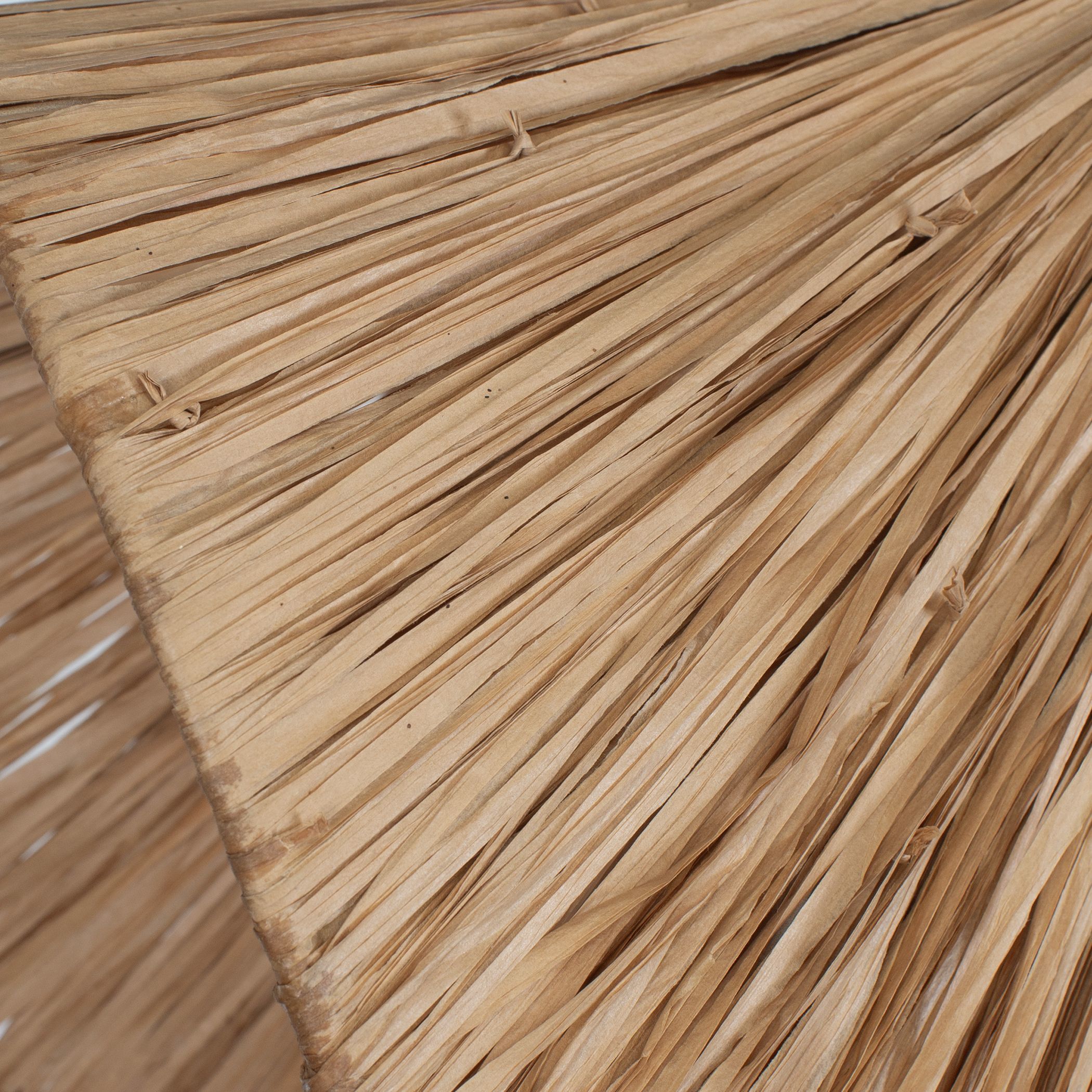 Bend 1 Light 28.75 inch Antique Brass and Natural Raffia Pendant Ceiling Light