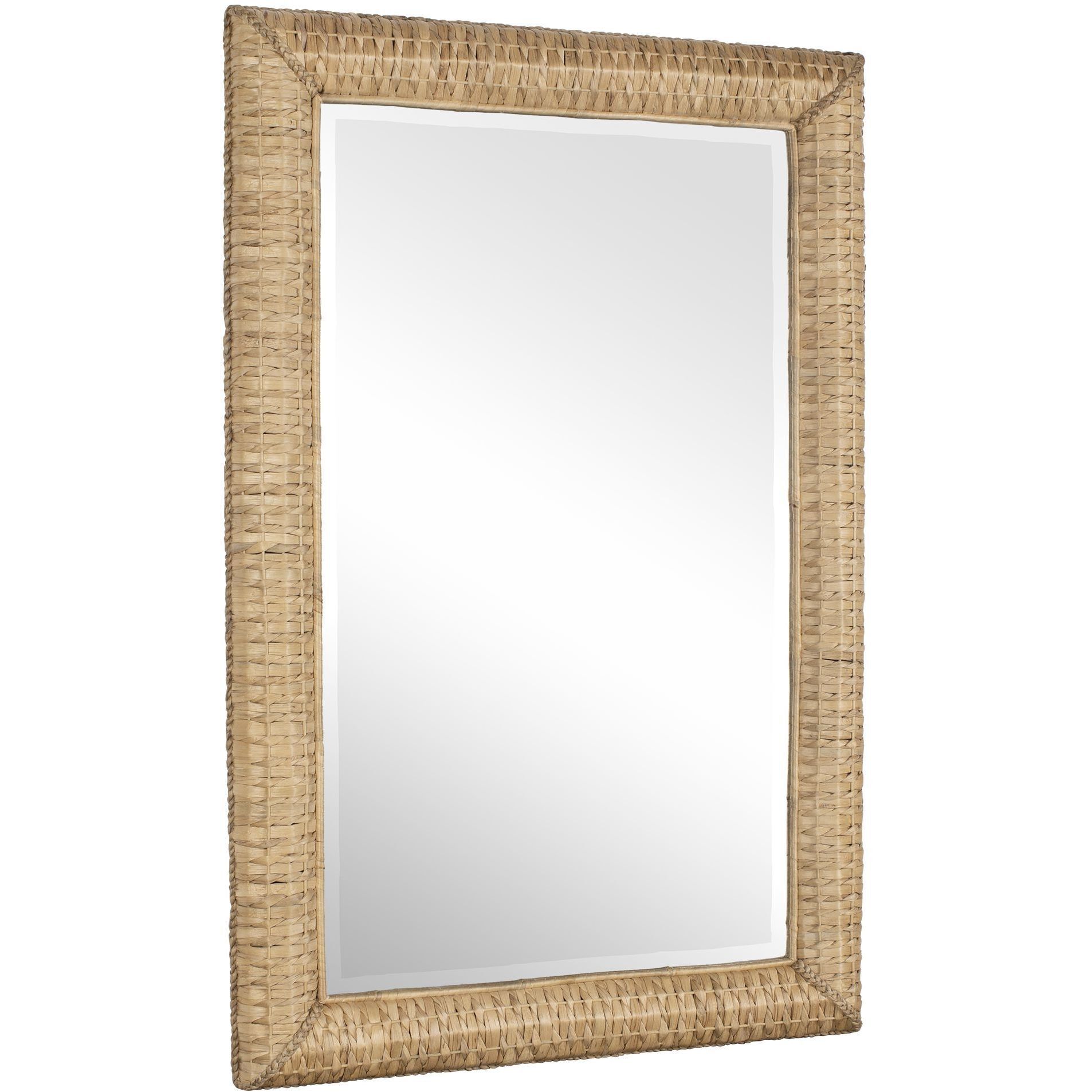 Twisted Seagrass 58 X 38 inch Natural Seagrass Mirror