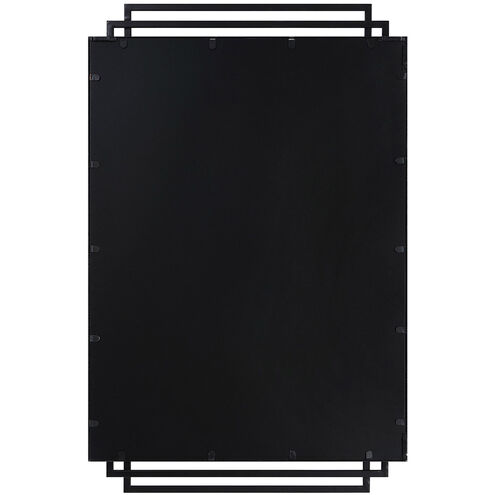 Amherst 37 X 24 inch Matte Black Wall Mirror