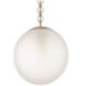 Ripple 1 Light 11.63 inch Warm Brass Pendant Ceiling Light