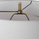 Crossroads 32.5 inch 150.00 watt Antique Brass and Black Marble Table Lamp Portable Light