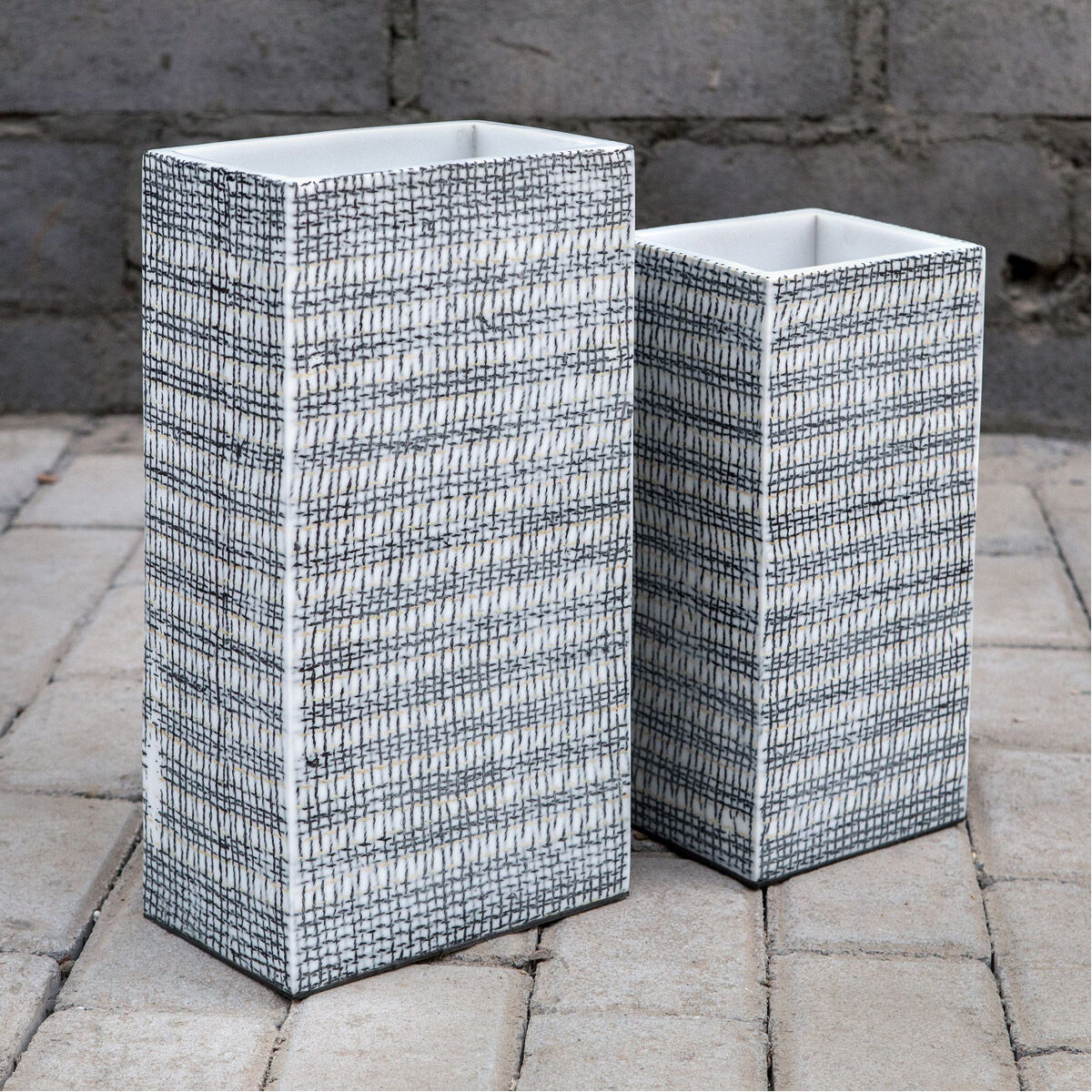 Nomad 15 X 8 inch Vases, Set of 2