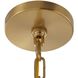 Montreal 4 Light 13.88 inch Warm Brass Pendant Ceiling Light