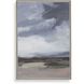 Bracing White and Grey and Brown and Green and Pink Framed Landscape Art