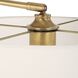 Branch Out 66.5 inch 100.00 watt Antique Brushed Brass and White Marble Floor Lamp Portable Light