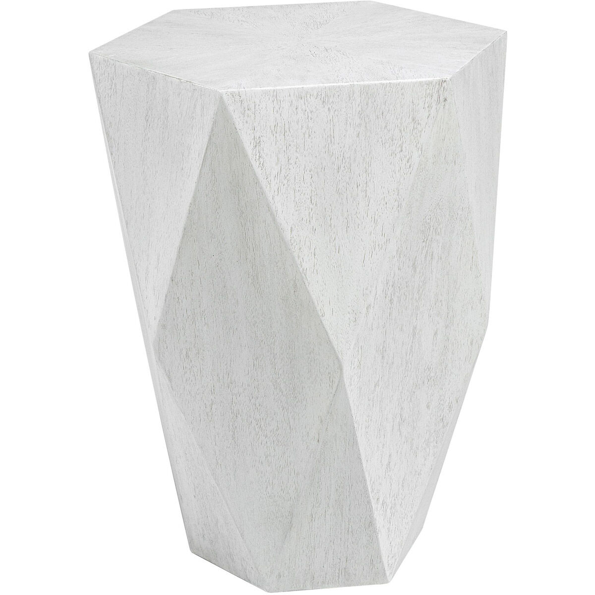 Volker 24 X 19 inch Fresh White Ceruse Side Table