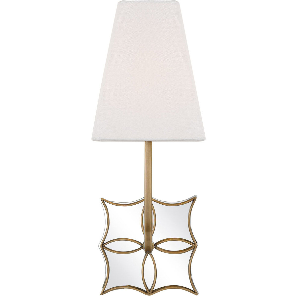 Theodora 1 Light 7 inch Antique Brass Sconce Wall Light