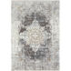 Poneto 134 X 90 inch White/Gray/Charcoal/Saffron Rug, 7.5ft x 11ft