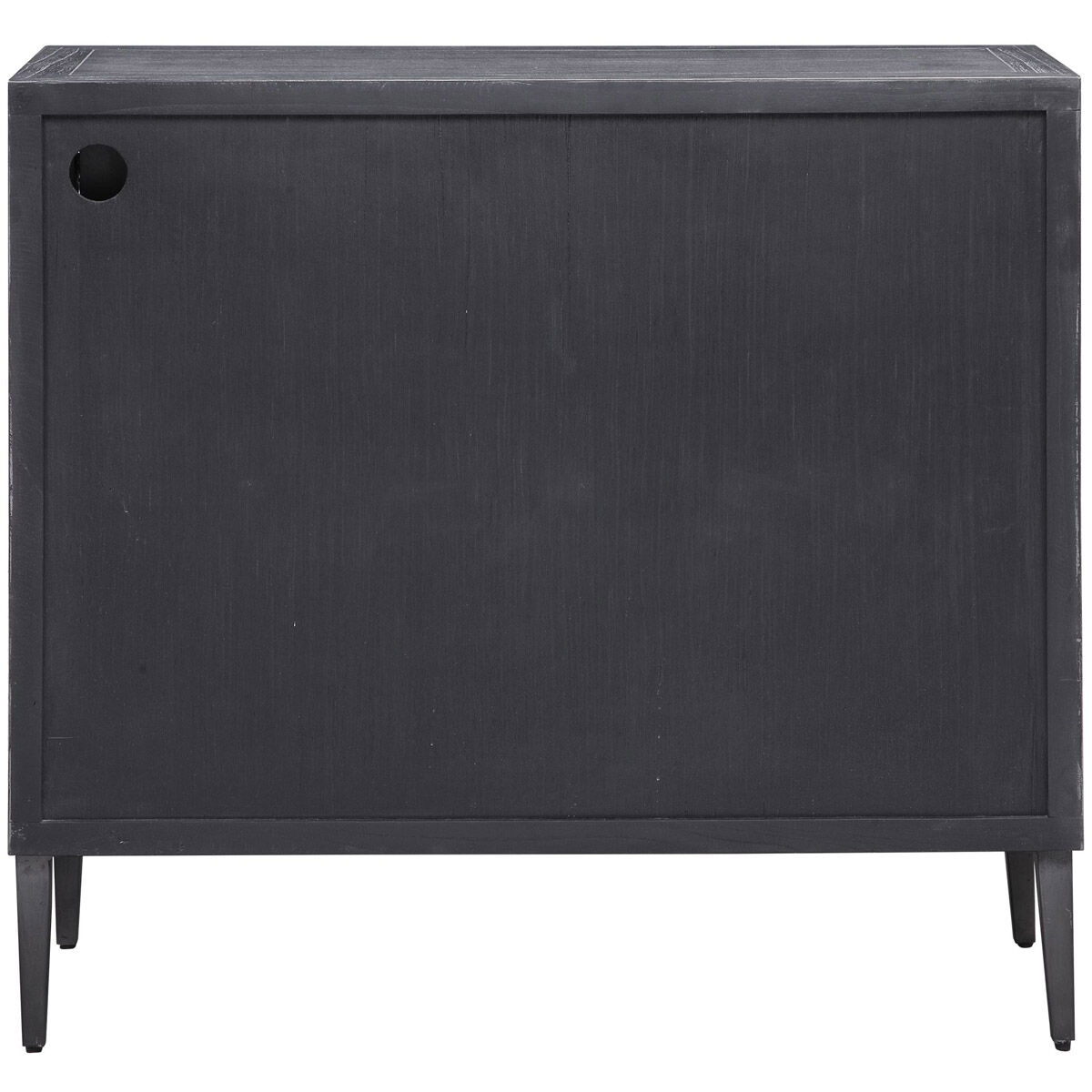 Laurentia Light Gray and Deep Black with Light Gray Glazing Accent Cabinet 